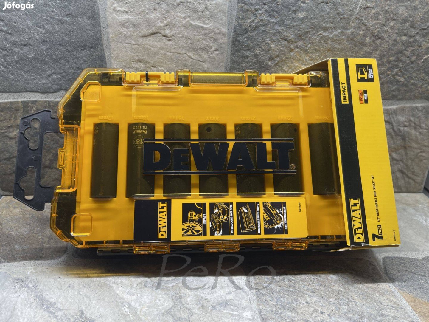 Dewalt 7 részes Gépi hosszú dugókulcs készlet