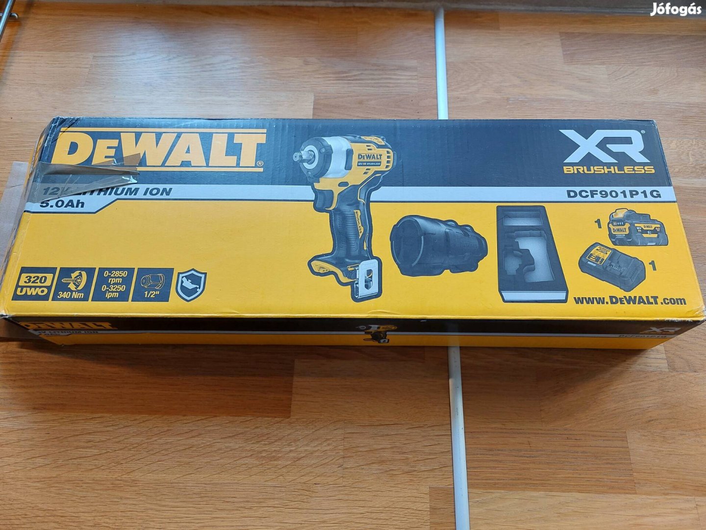 Dewalt DCF901P1G ütvecsvarozó