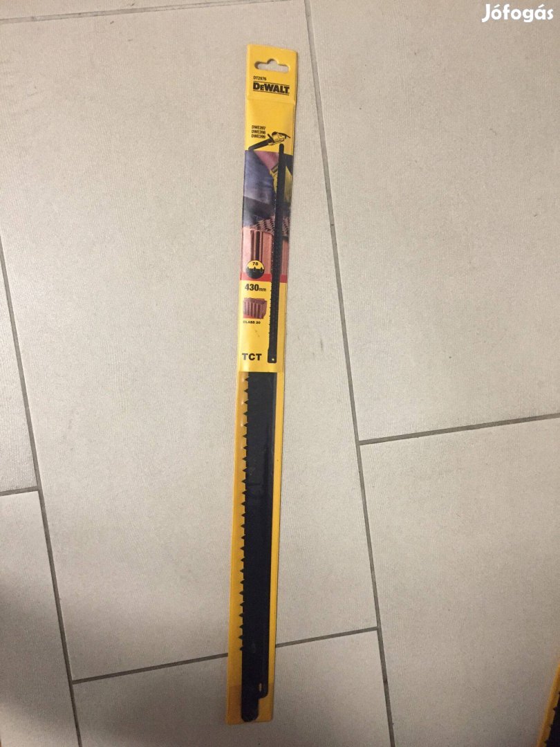 Dewalt DT2976-Qz Aligátor sűrű fogú téglavágó fűrészlap 430mm