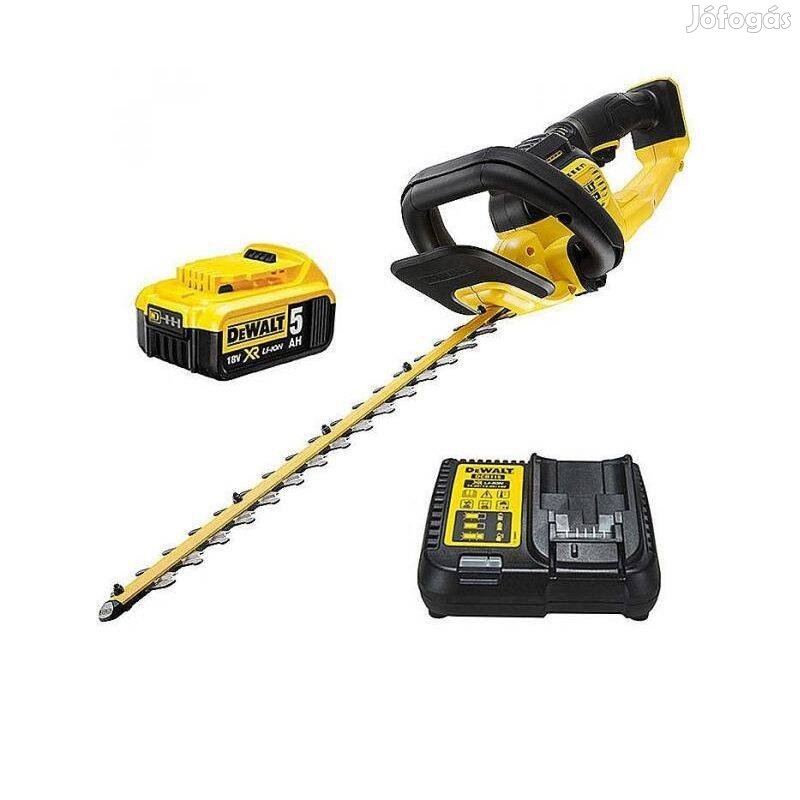 Dewalt Dcmht563P1-QW akkus sövényvágó 18V, 550mm, 1x5Ah akku + töltő