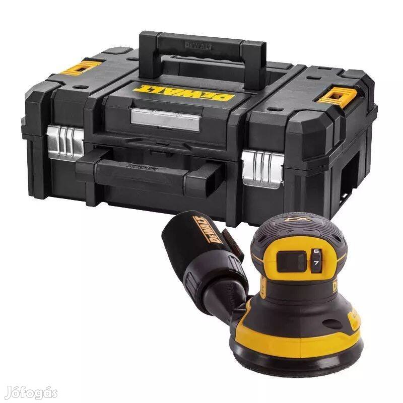 Dewalt Dcw210NT-Xj XR akkus excentercsiszoló, 125mm, 18V, Tstak koffer