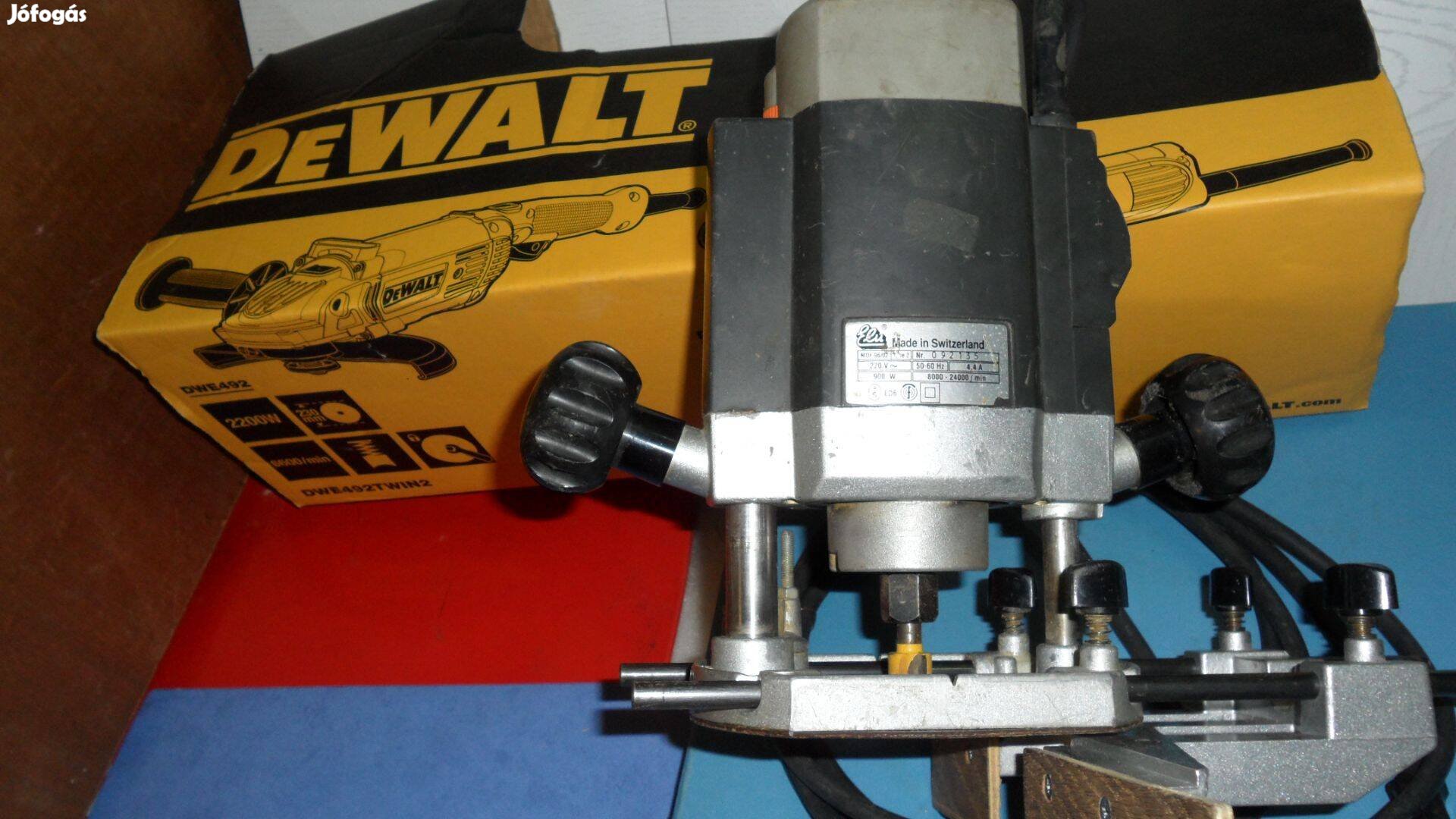 Dewalt ELU felső maró kézi marógép fordulat szabályzós