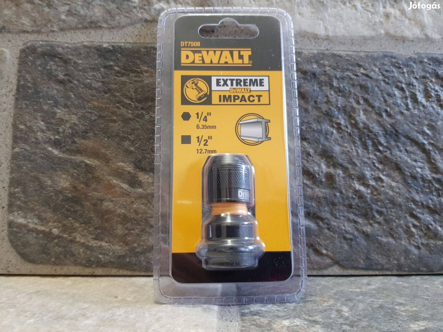 Dewalt Extreme Gépi Bit befogó Adapter 1/2" -> 1/4" Hex