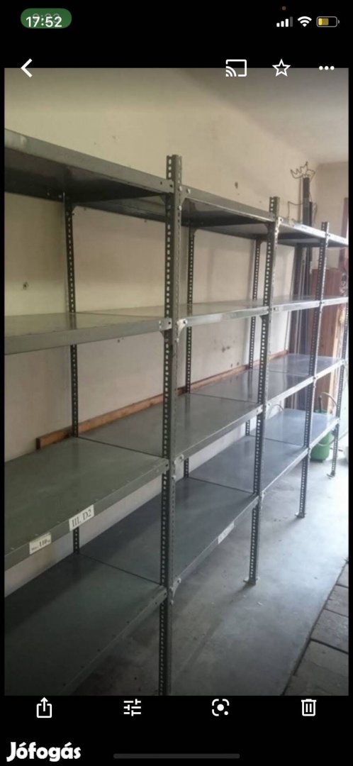 Dexion Salgo polcrendszer salgopolc 4x4.polcos 91x30.cm