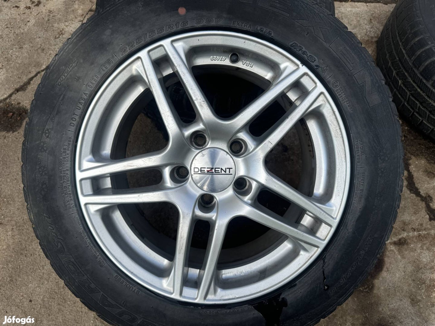 Dezent 16" 5x112 alufelni VW, Audi, Skoda, Mercedes stb