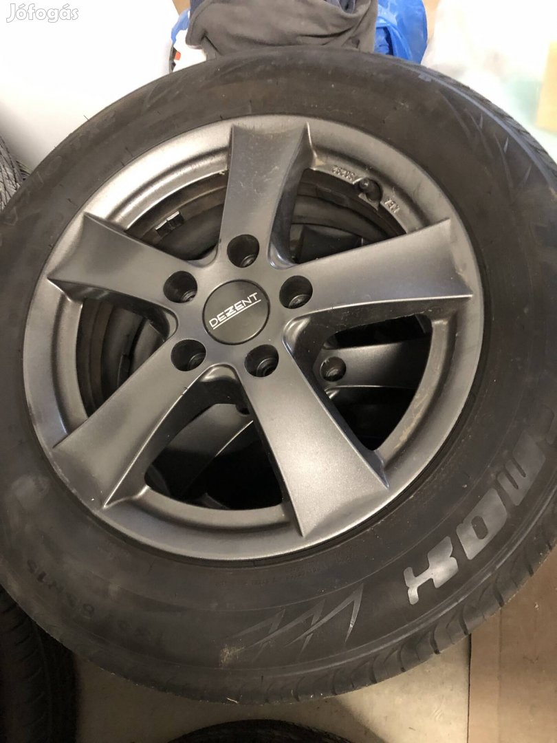 Dezent 5x112 15" alufelni felni nyarigumikkal Vw Seat Audi Skoda 