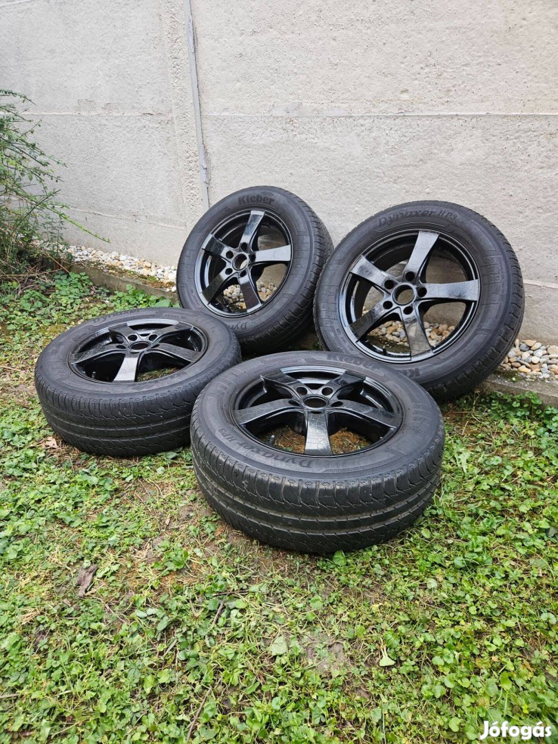 Dezent RE dark MB alufelni szett téli gumival 5x115 215/60 R16