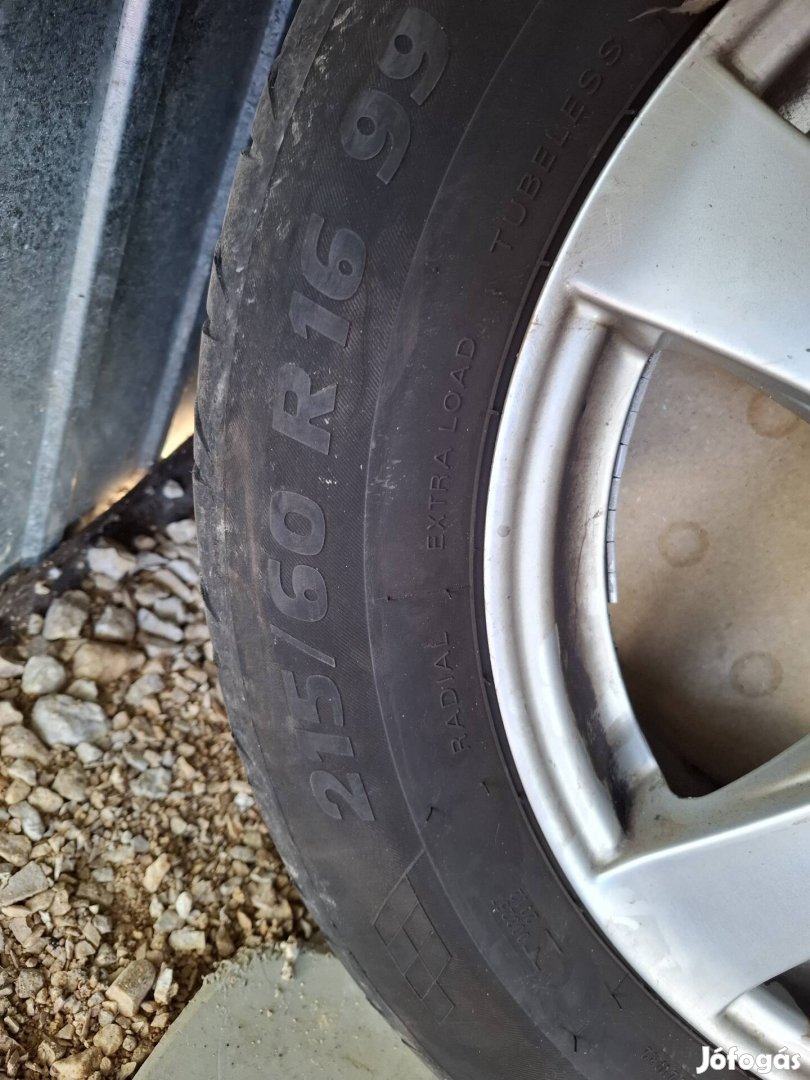 Dezent alufelni 5x98 as 4db 215/60r16 gumikkal eladó 