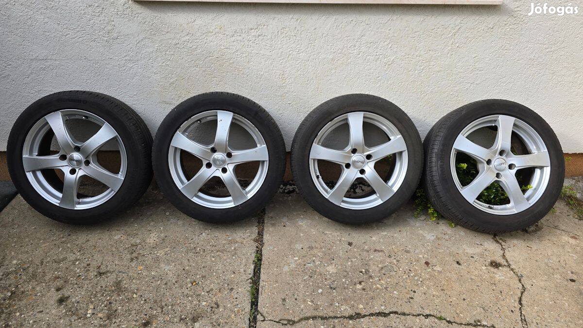 Dezent alufelni 7x17, Barum 215/50 R17 nyárigumikkal