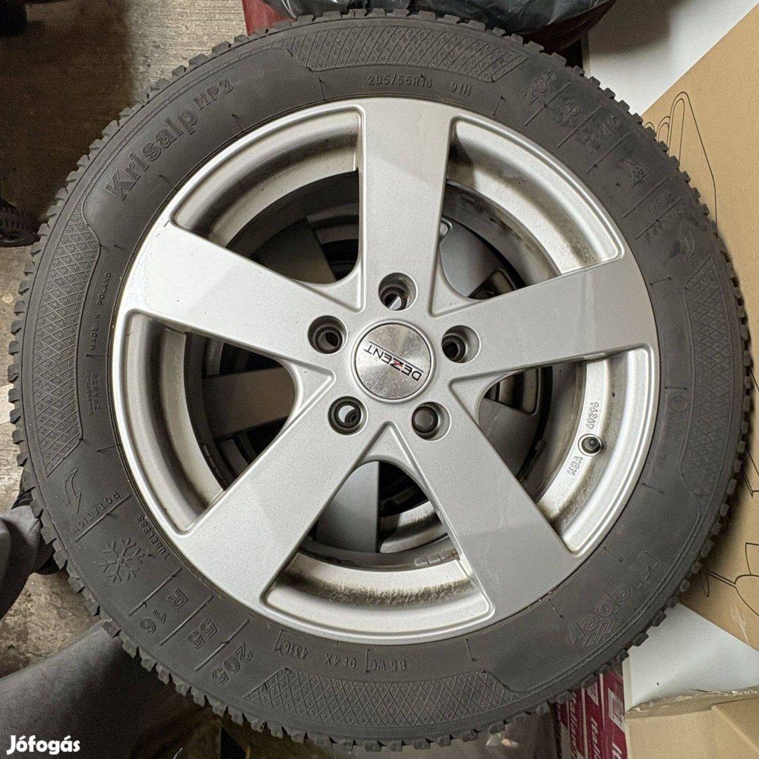 Dezent alufelni Kleber Krisalp téli gumival