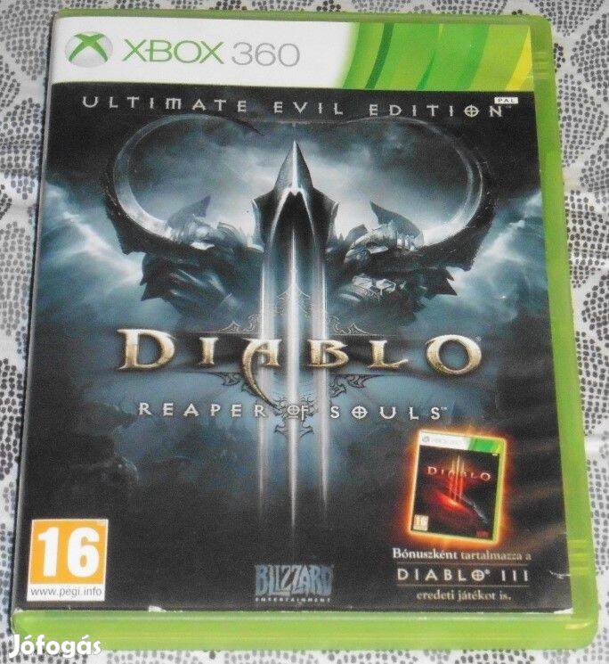 Diablo 3. Reaper Of Souls (Ultimate Evil Edition) Gyári Xbox 360 Játék