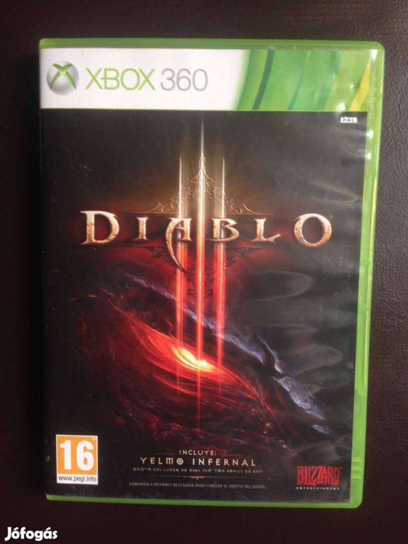 Diablo III eredeti xbox360 játék eladó-csere