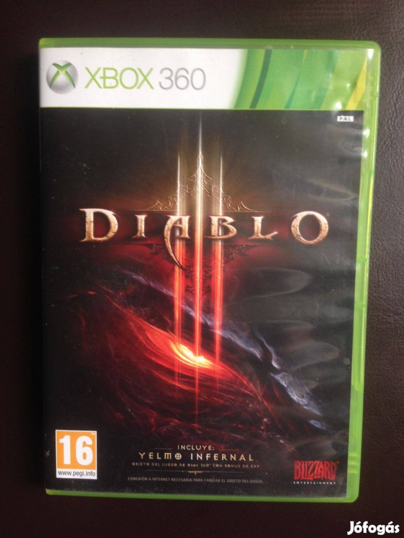 Diablo III eredeti xbox360 játék eladó-csere