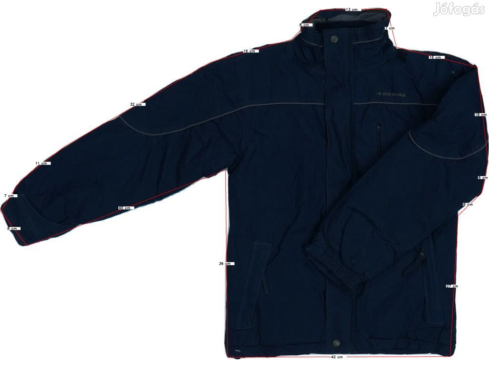 Diadora Használt (újszerű) Fiú Télikabát (Méret: 128)