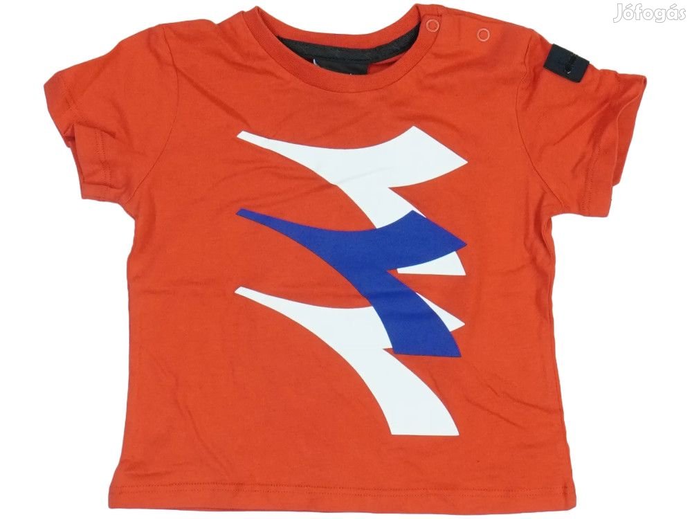 Diadora Új címkés Fiú Póló Méret 98
