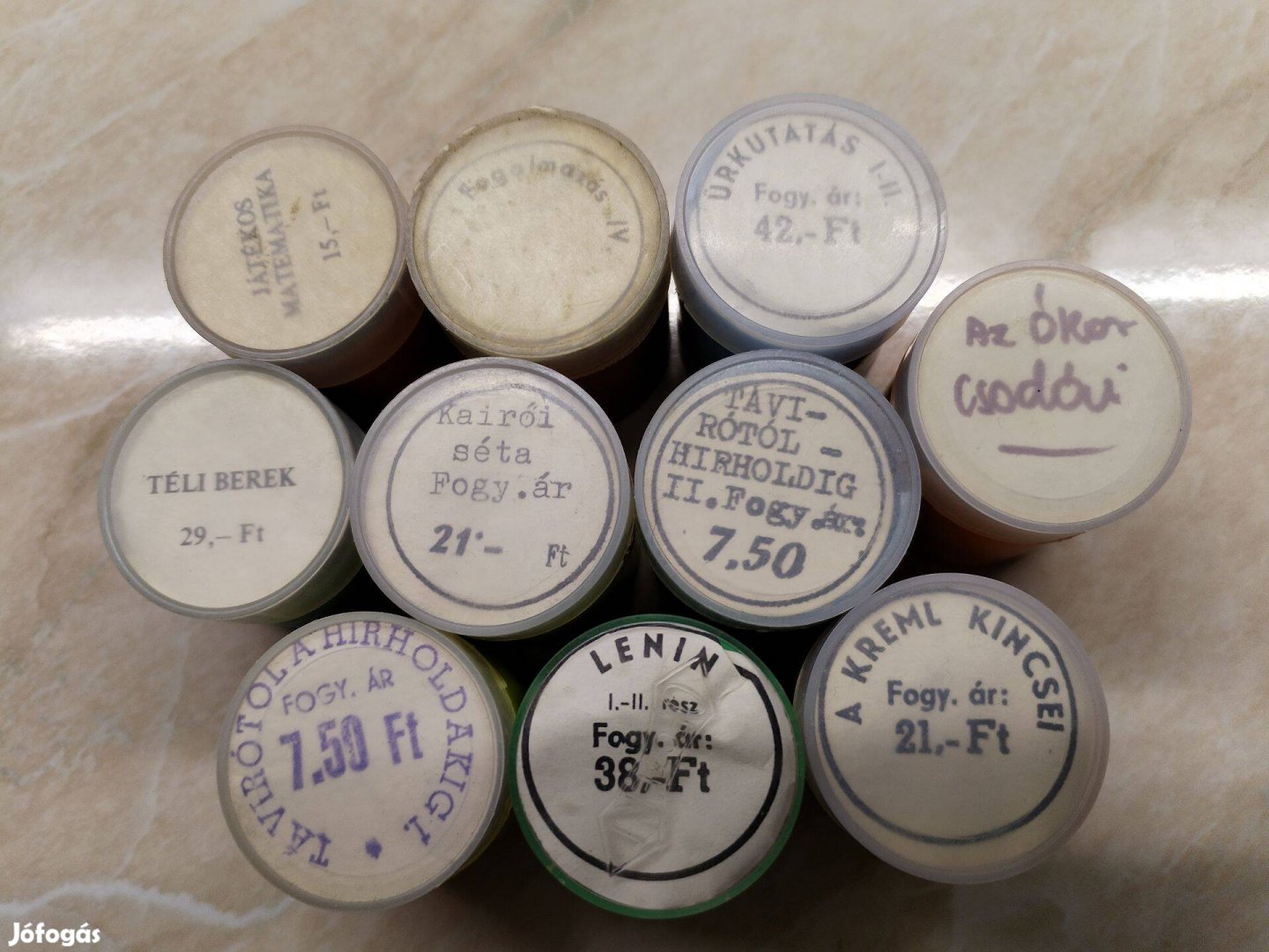 Diafilmek 10 db Vegyes témájú régi eredeti db-ok