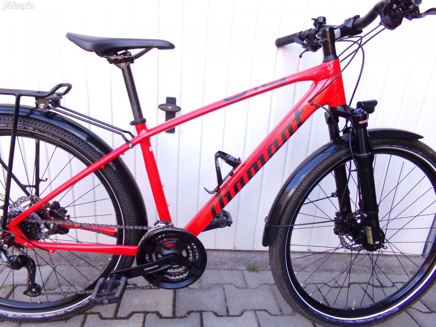 Diamant 018 agydinamó, tárcsafék, 24seb. Shimano váltó Szép