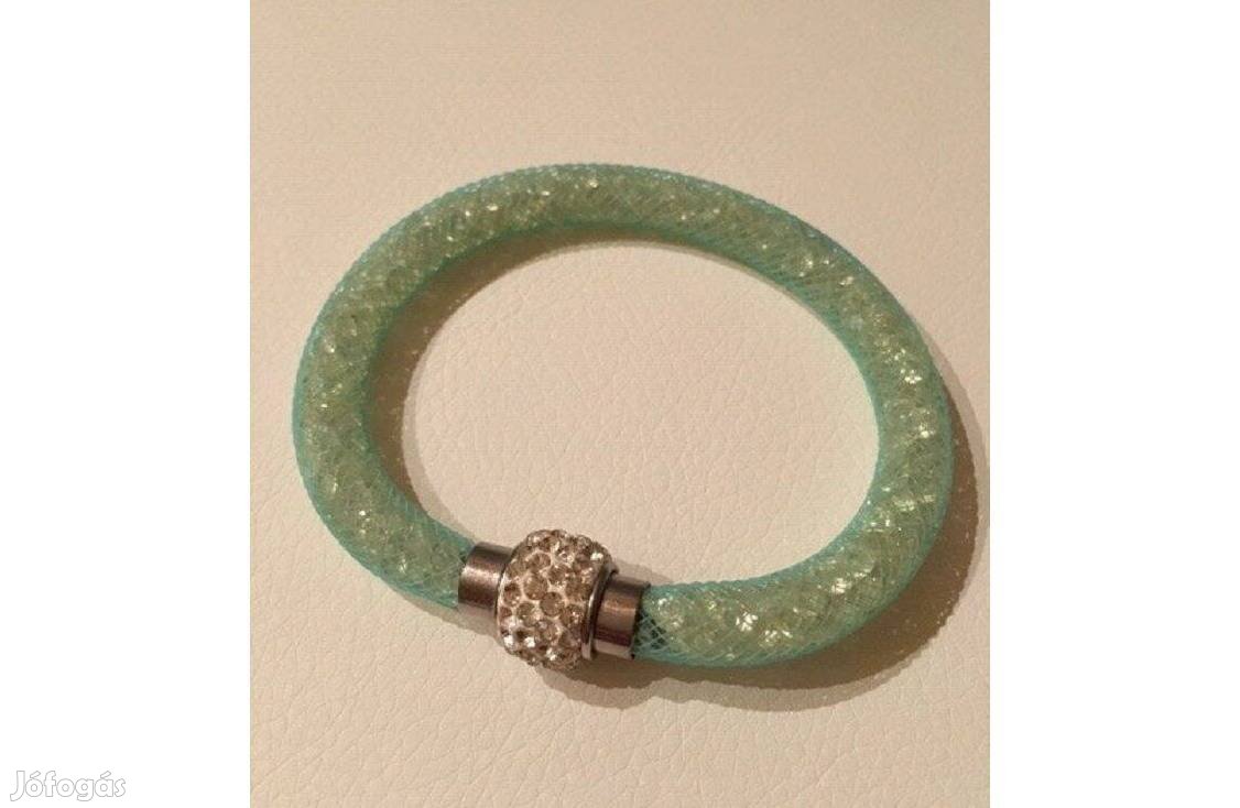 Diamond Style türkiz kék színű karkötő kristályokkal