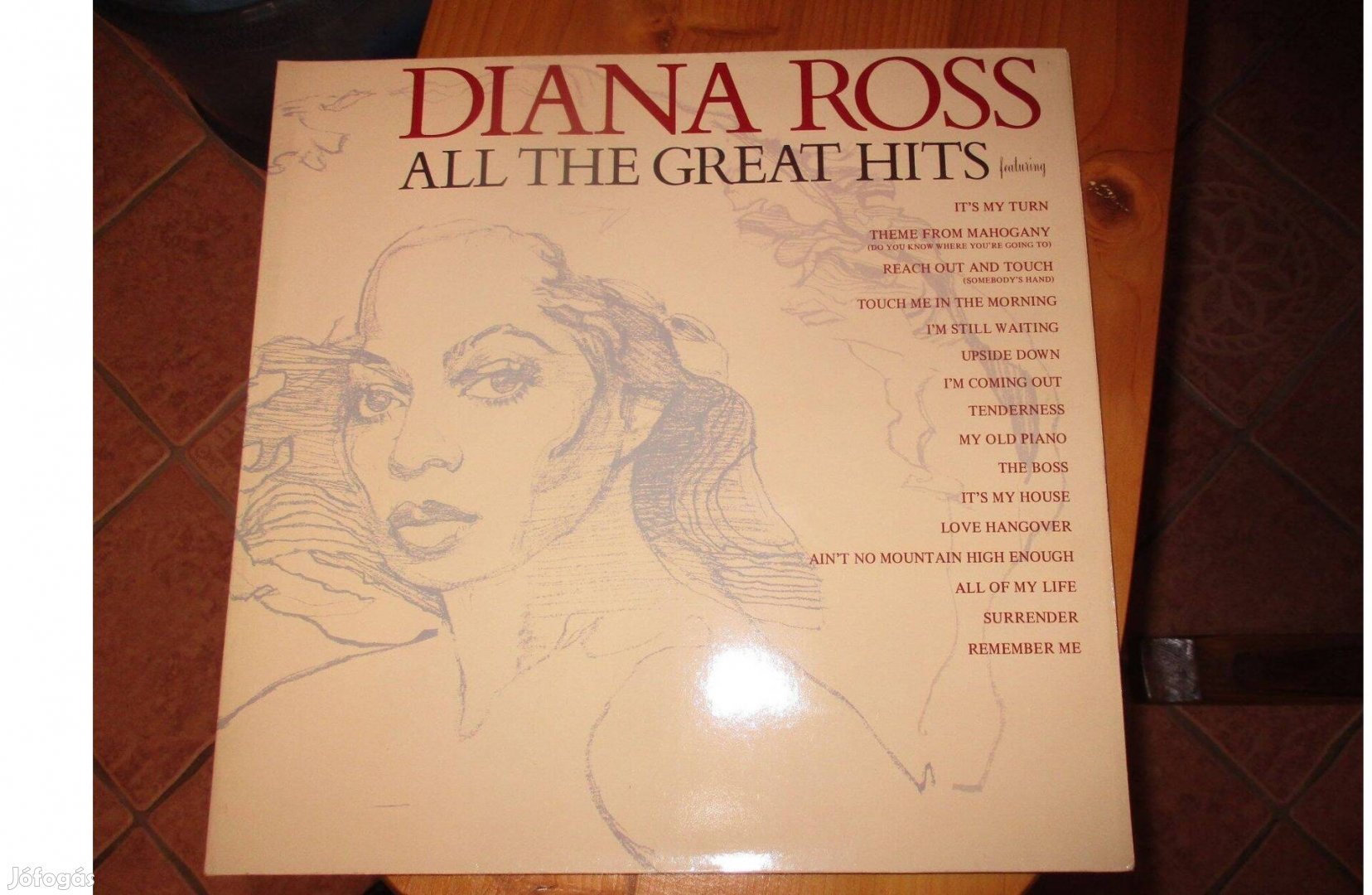 Diana Ross bakelit hanglemez eladó