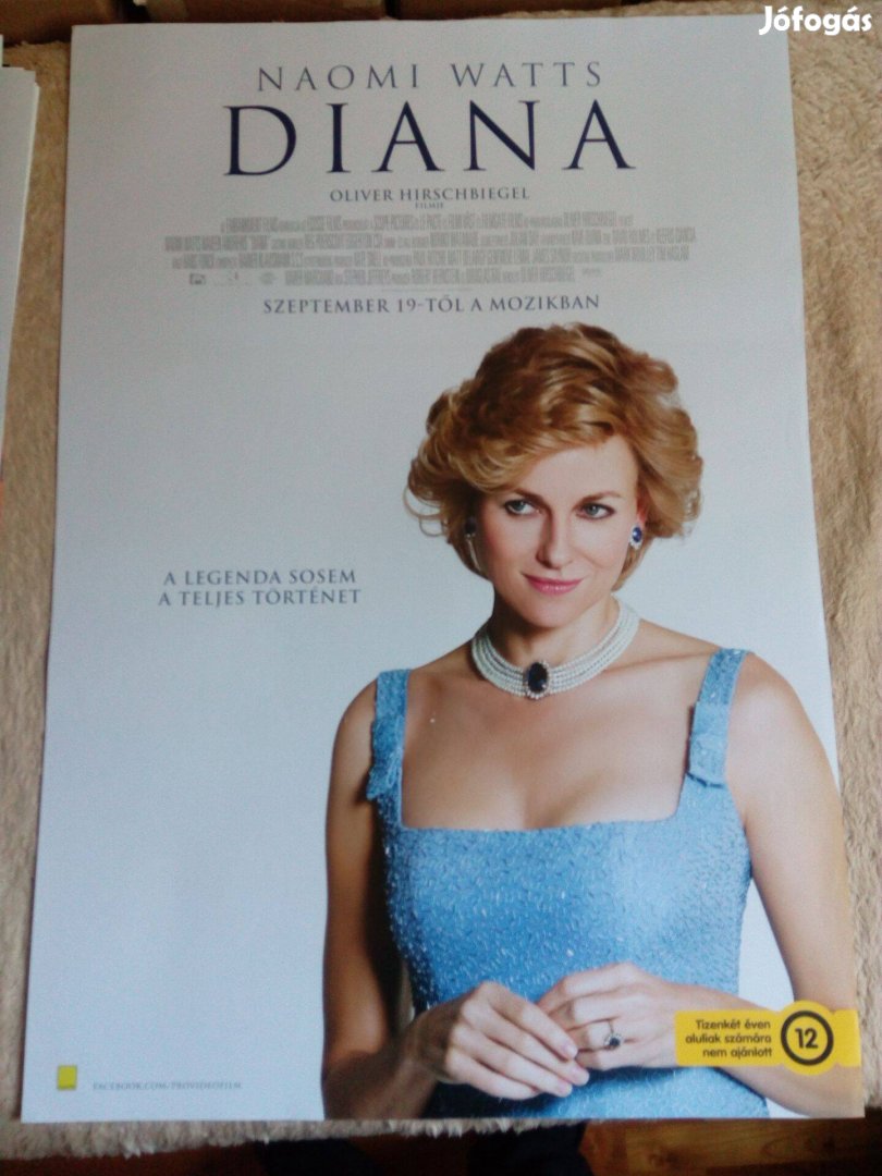 Diana (Naomi Watts, Cas Anvar, Harry Holland) mozi-plakát eladó!