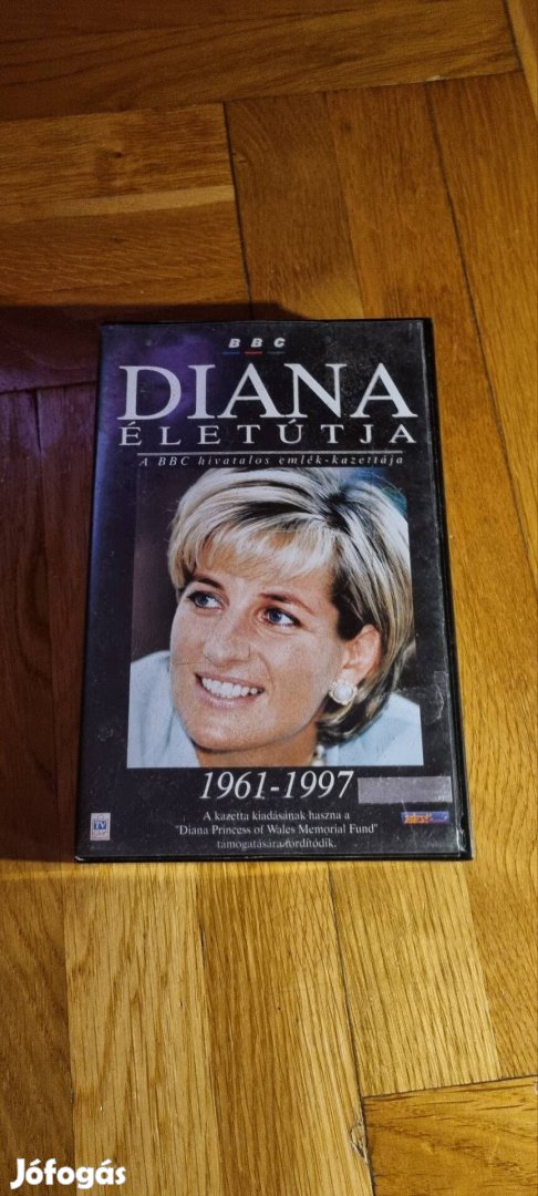 Diana életútja 1961-1997 emlék vhs kazetta 