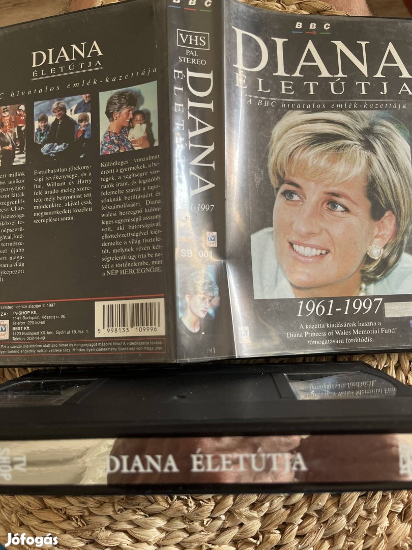 Diana életútja vhs