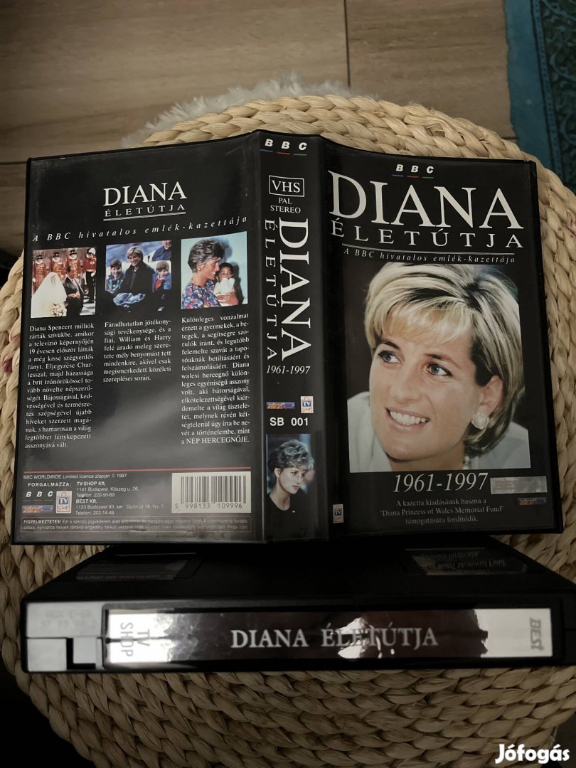 Diana életútja vhs