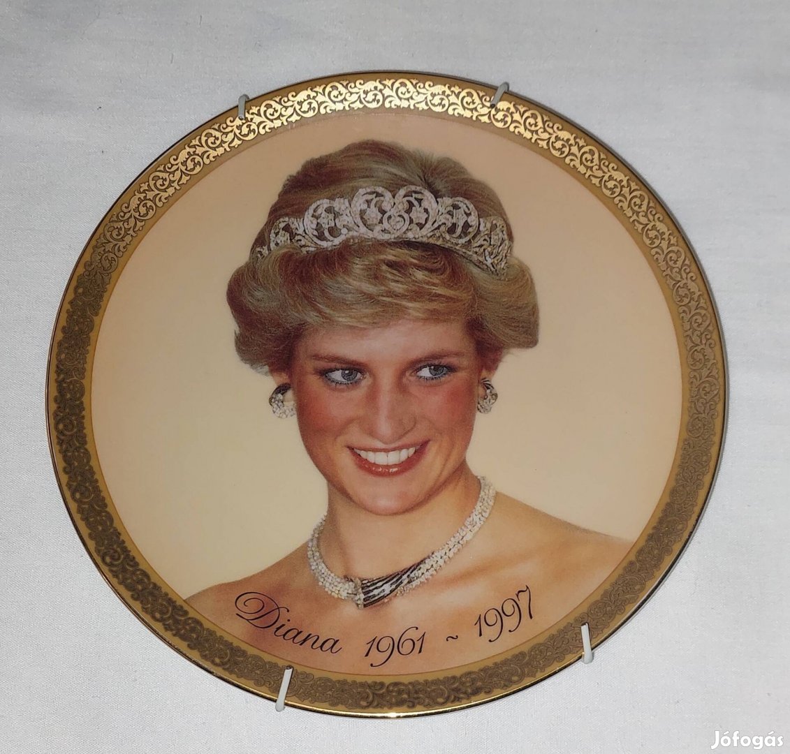 Diana hercegnő falitányér