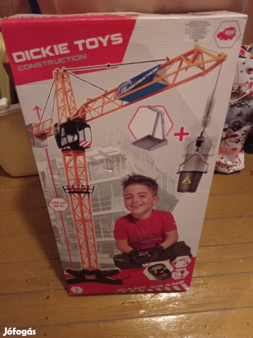 Dickie toys elemes óriás daru. Jó állapotú.