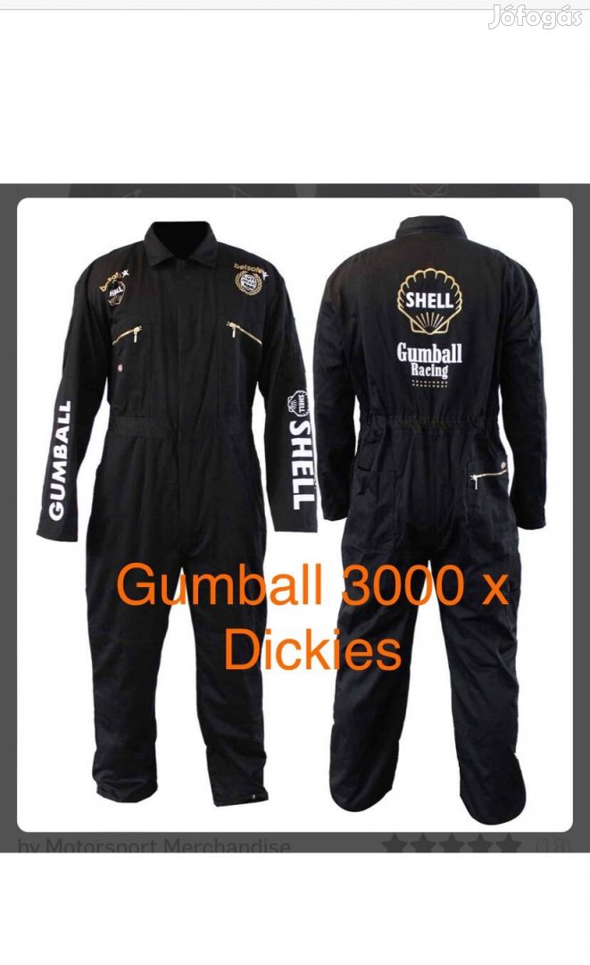 Dickies x Gumball 3000 "autószerelő" overál racing race 