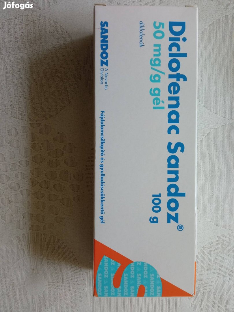 Diclofenac Sandoz 50mg/g gél 100g kiszerelés 