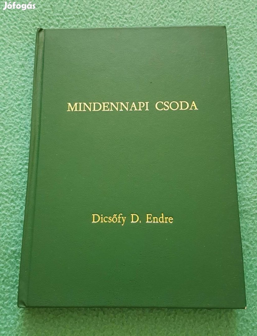 Dicsőfy D. Endre - Mindennapi csoda I. könyv