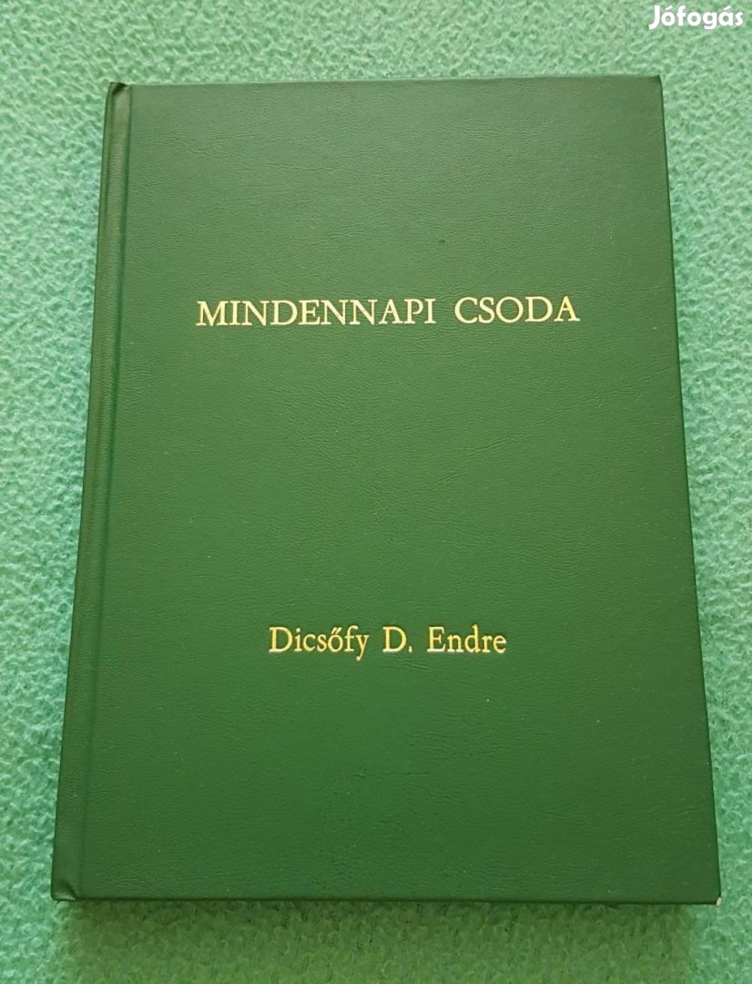 Dicsőfy D. Endre - Mindennapi csoda I. könyv