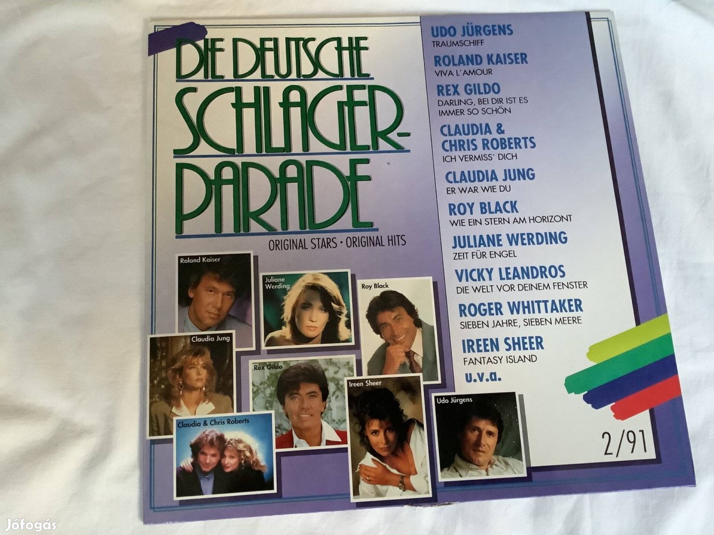 Die Deutsche Schlager - Parade LP bakelit lemez