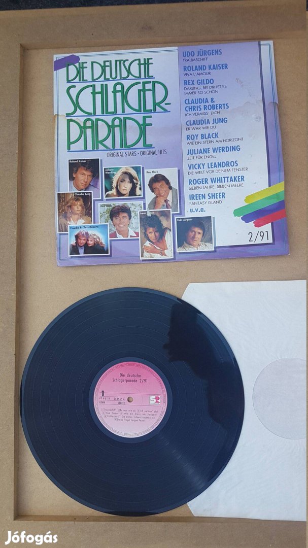 Die Deutsche Schlagerparade 291 Vinyl LP hanglemez bakelit