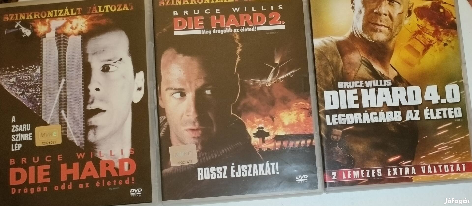 Die Hard 1 - 2 - 4 egyben eladó Bruce Willis 