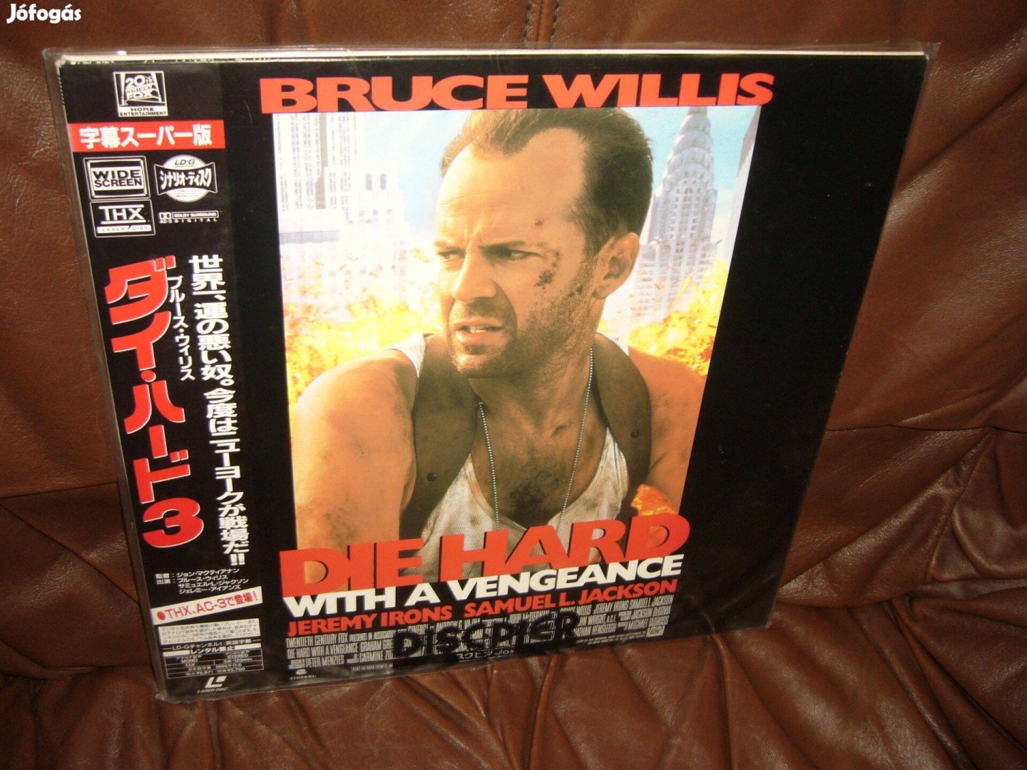 Die Hard 3. Laserdisc képlemez ritkaság !