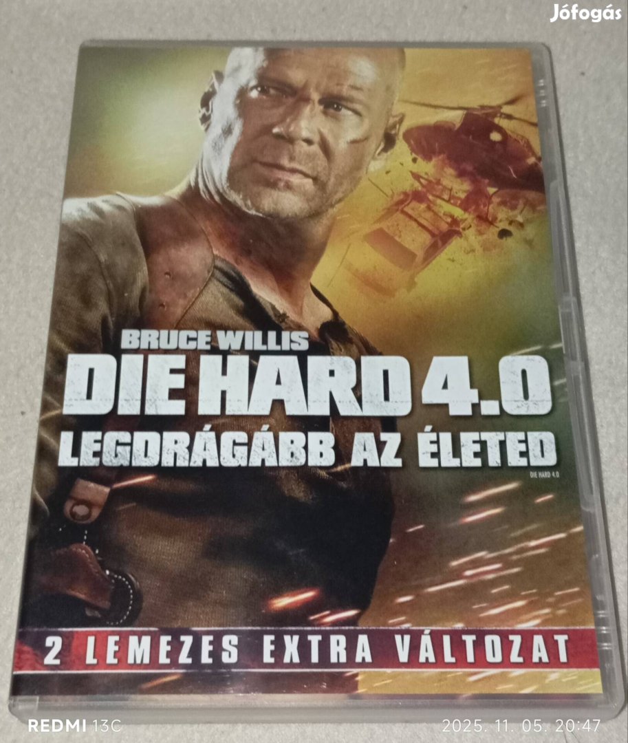 Die Hard 4.0 Legdrágább az életed 2 lemezes DVD