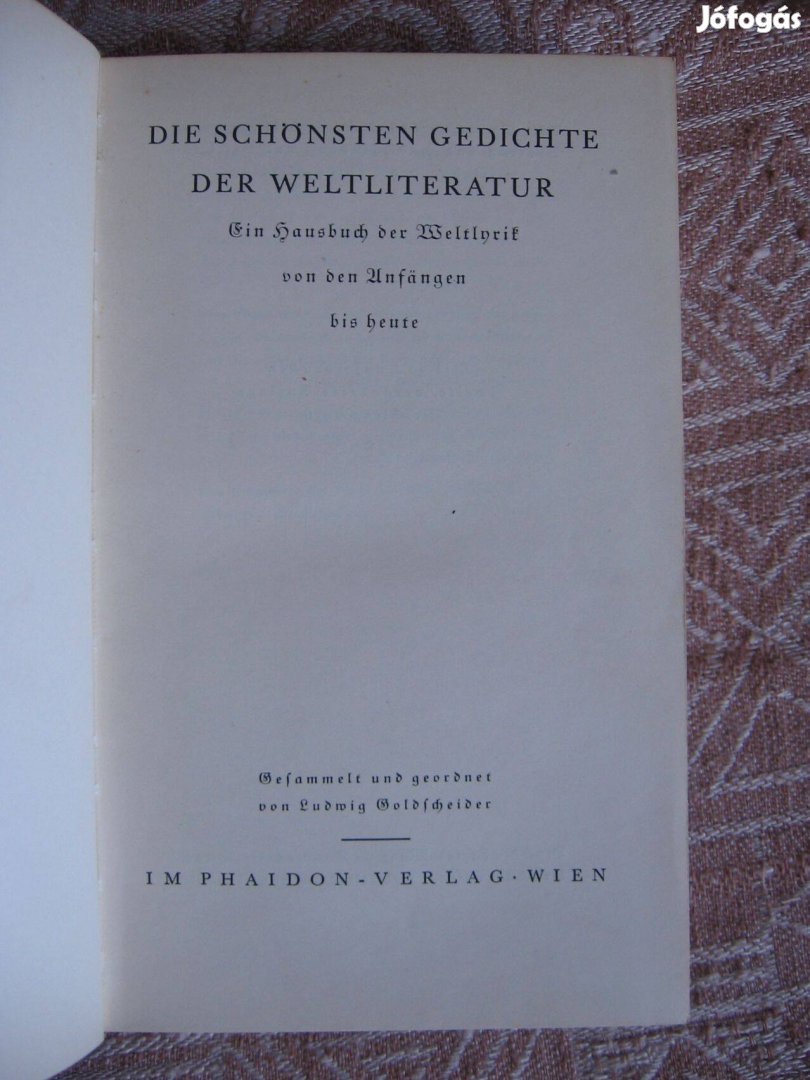 Die Schönsten Gedichte der Weltliteratur könyv