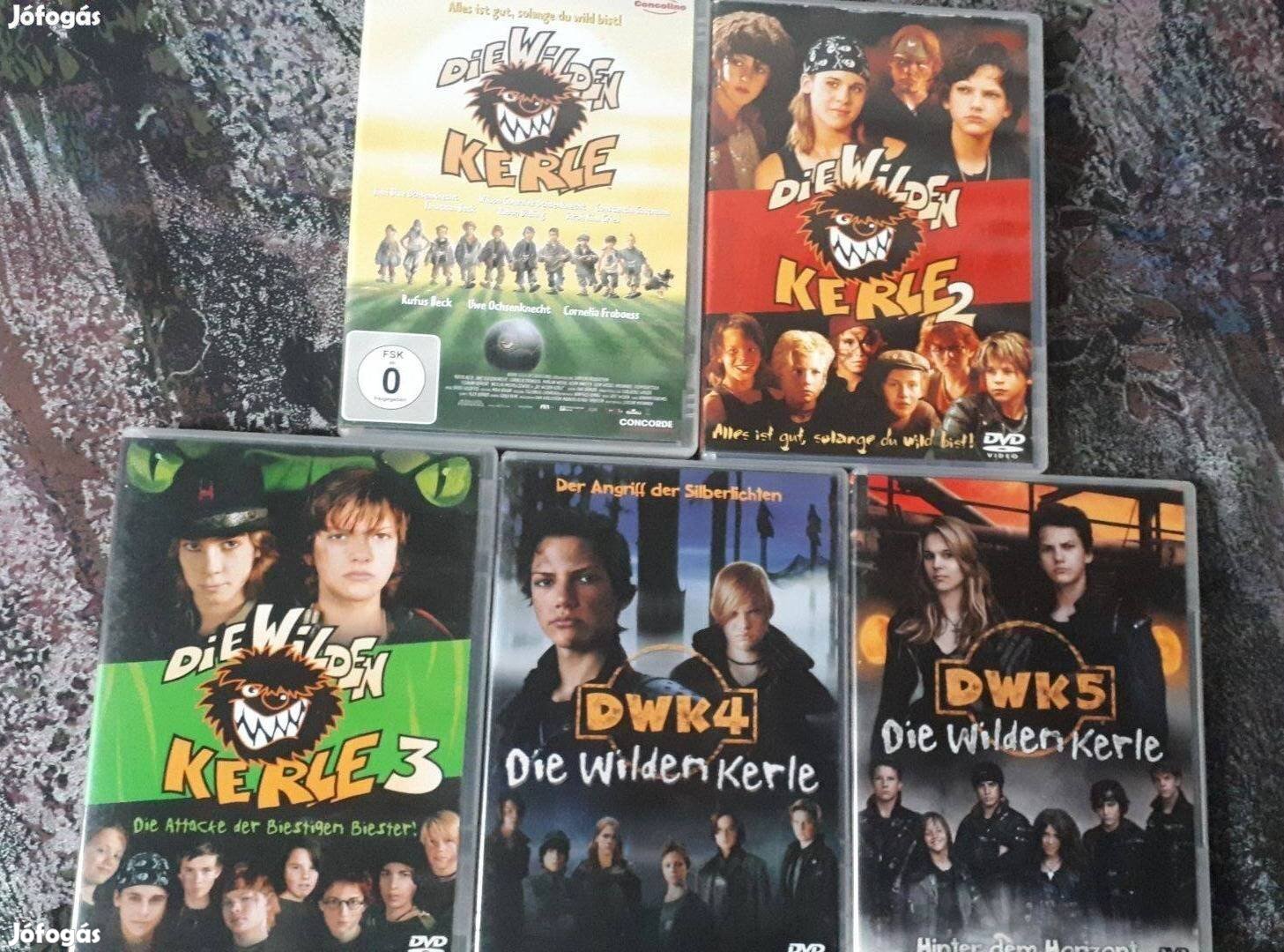 Die Wilden Kerle (Csak az a foci) 5 db német nyelvű DVD