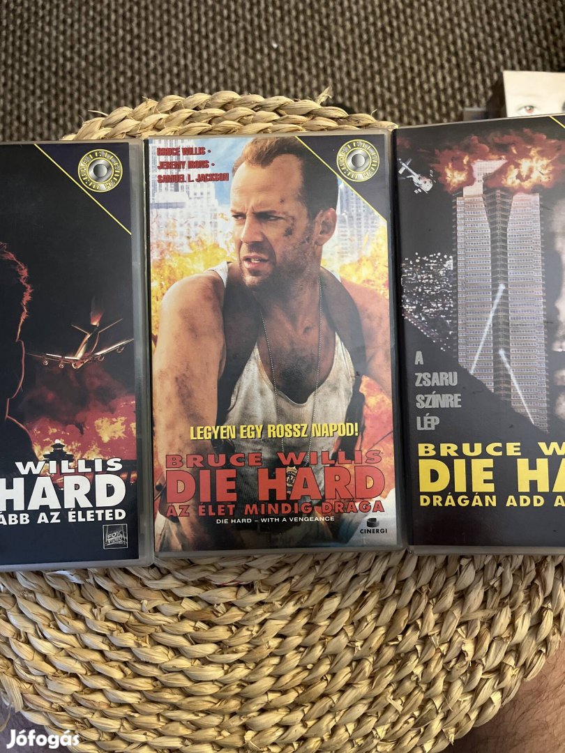 Die hard 1-3 pakk vhs