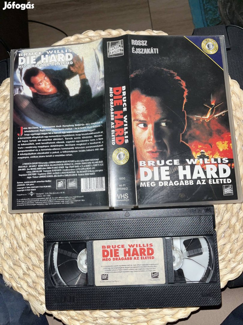 Die hard mégdrágább az életed vhs