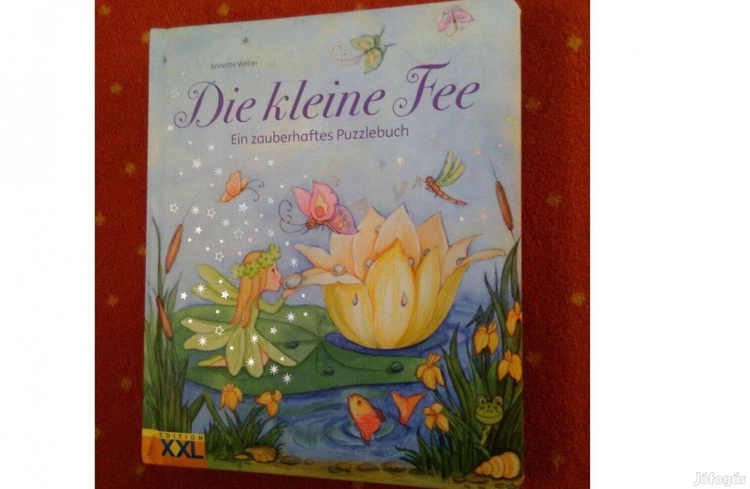 Die kleine Fee puzzle buch puzzle könyv német nyelvű mesével