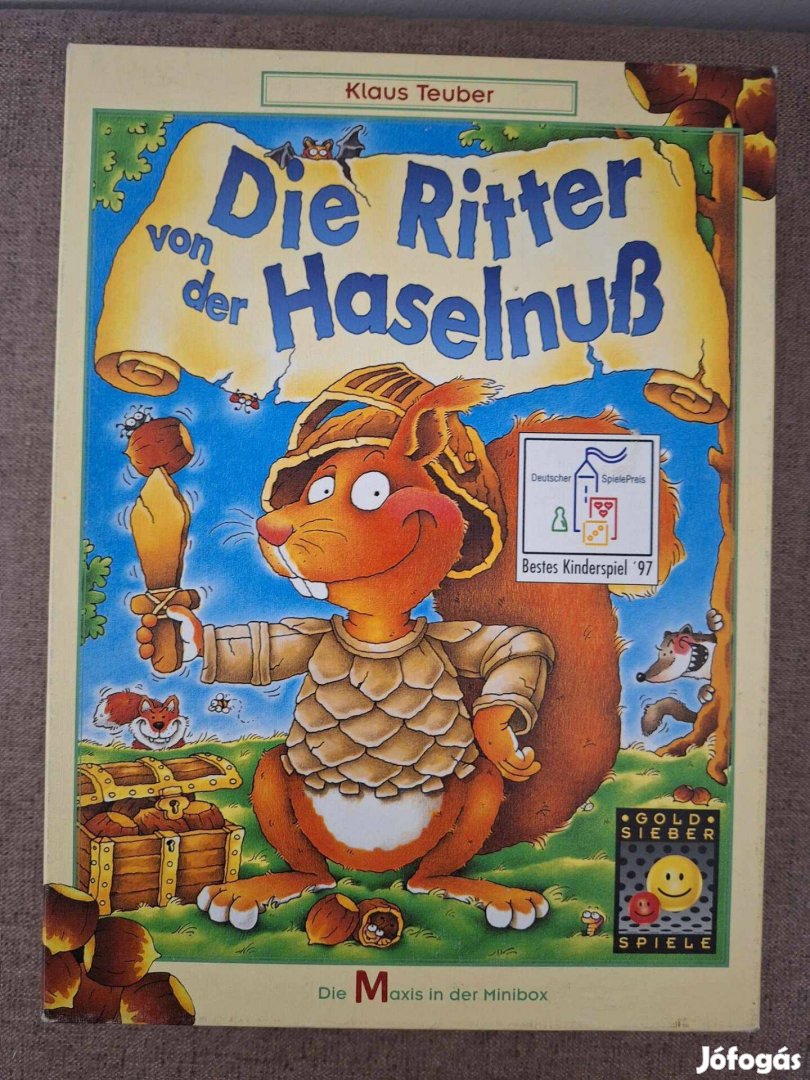 Die ritter von der hasselnuss-A mogyoró lovagjai társasjáték