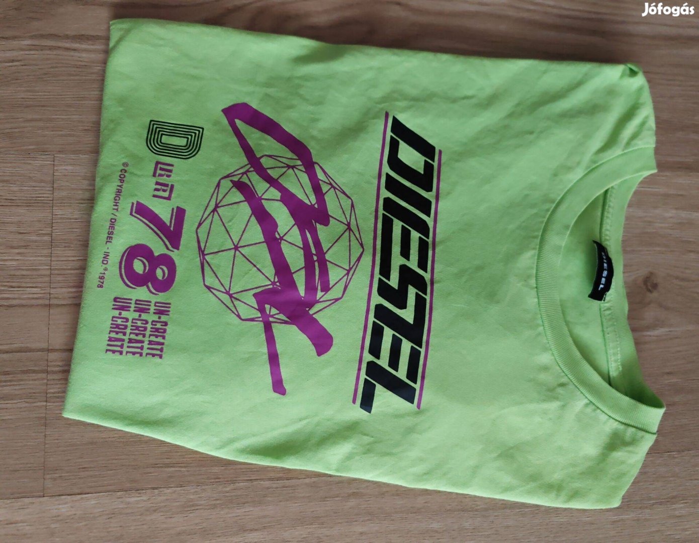 Diesel pamut unisex póló mell 49 cm