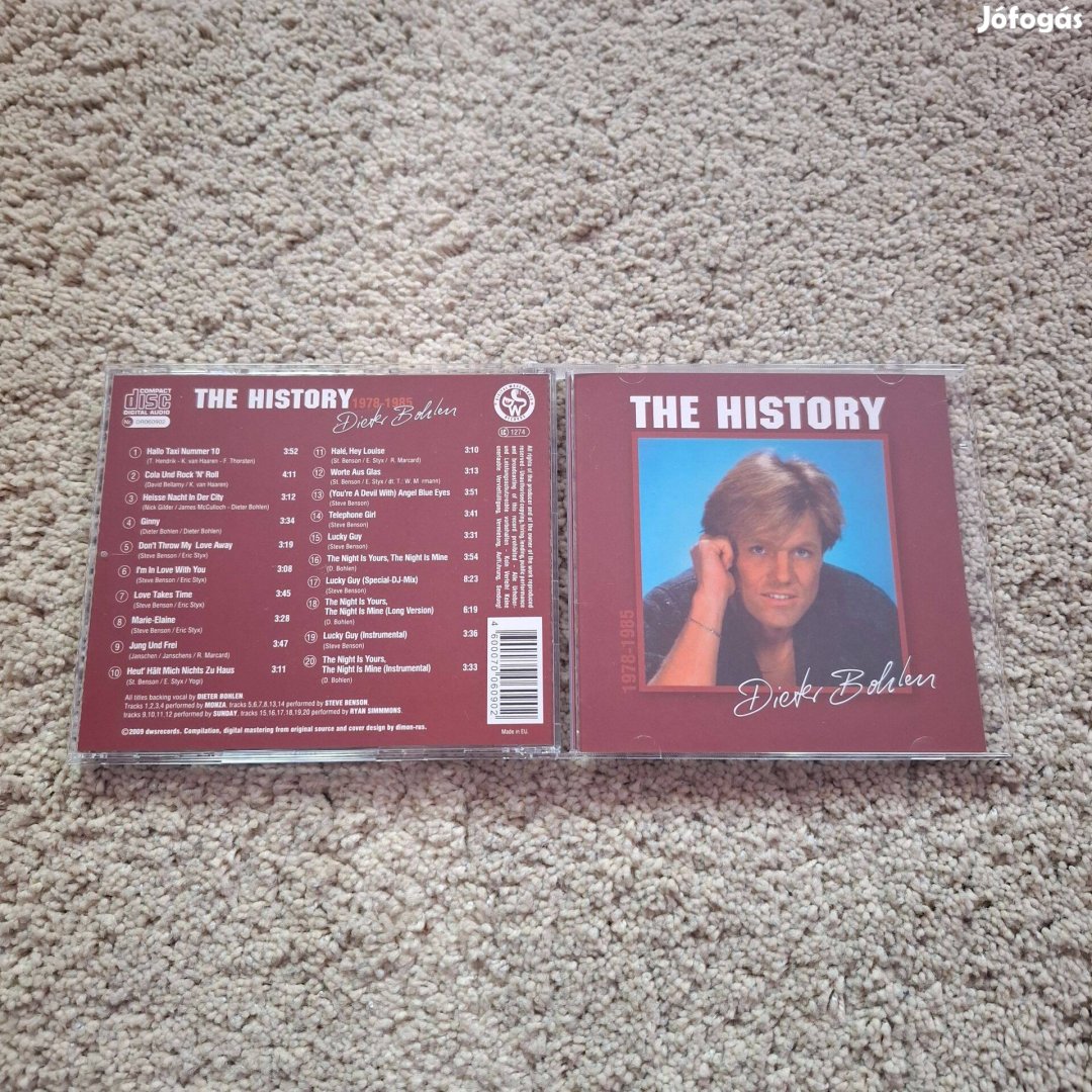 Dieter Bohlen - The History 1978-1985 Cd