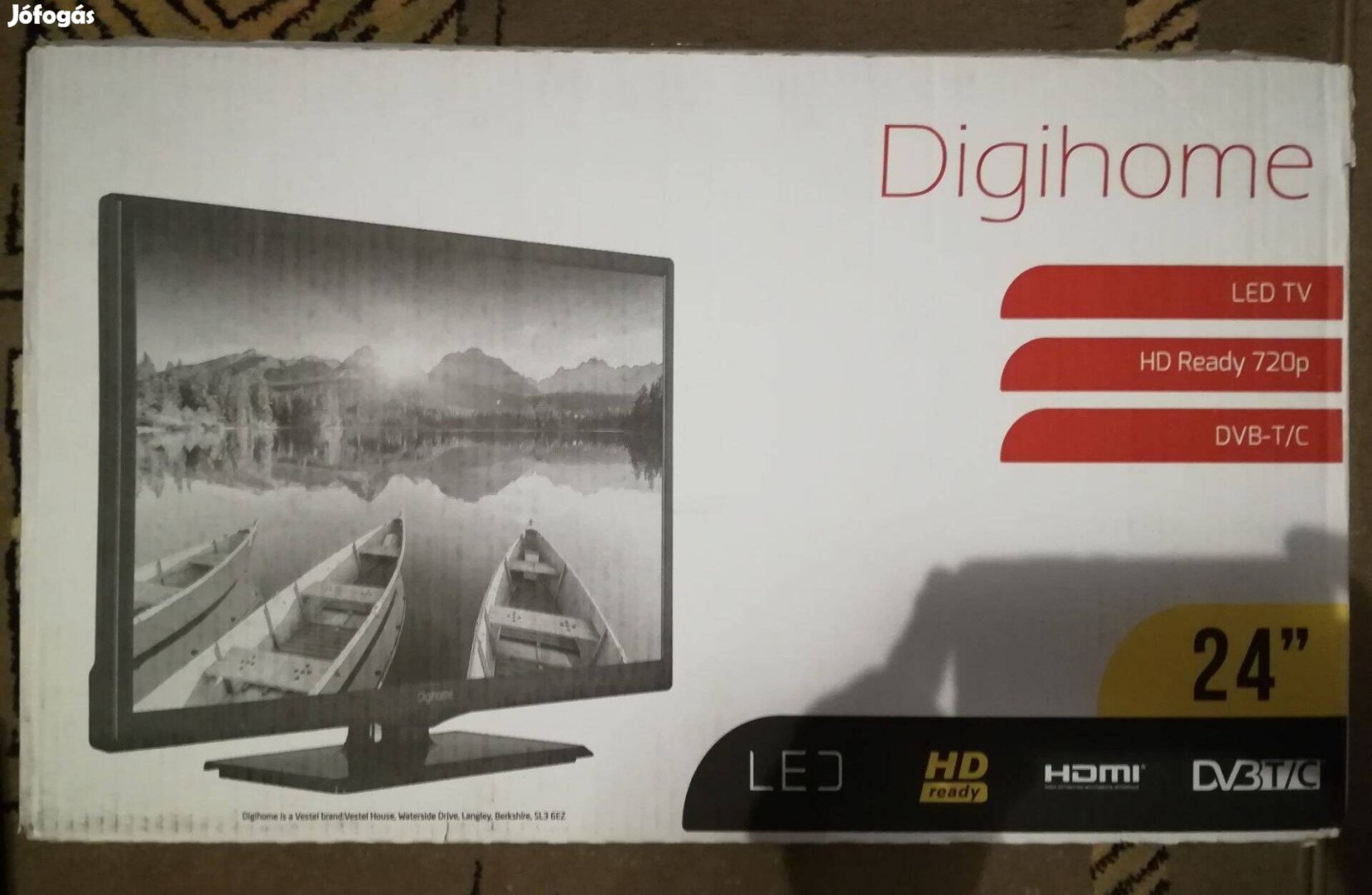 Digihome (Telefunken) 24" (61 cm) Led tv, monitor. Új, dobozában