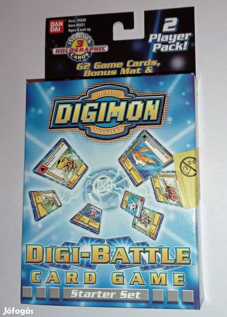 Digimon Digi-Battle Card Game Starter Set (62 db kártya)