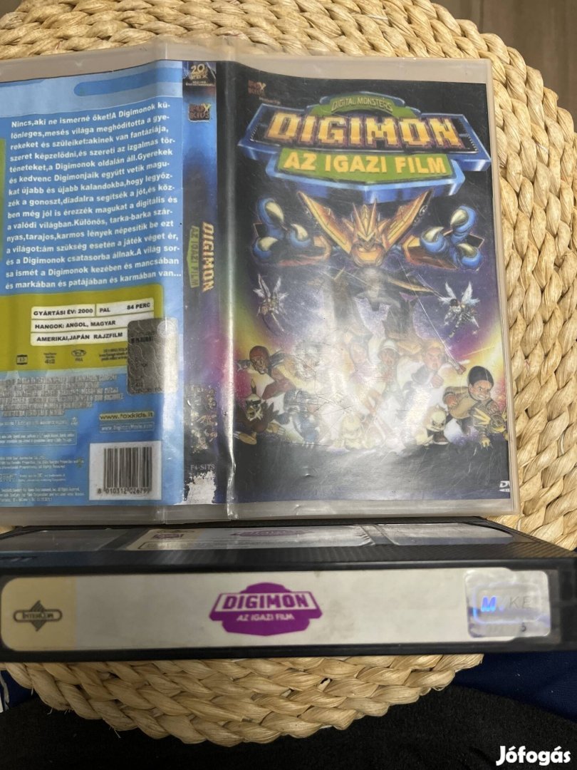 Digimon az igazi film vhs m