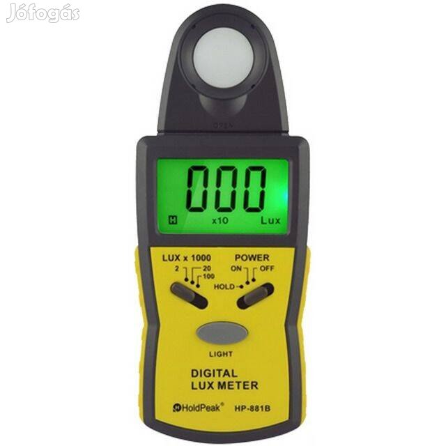 Digitális Fénymérő: Megvilágítás ( Lux ) mérő 881B _